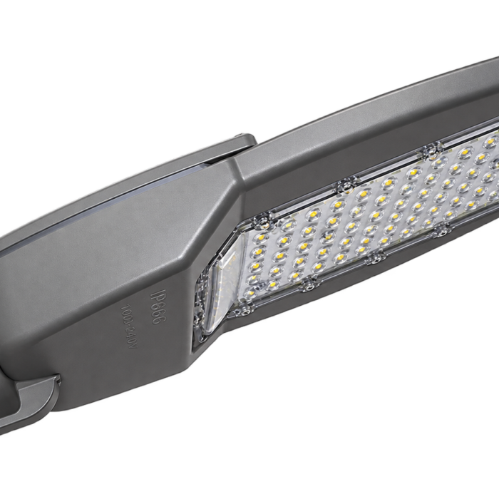 100W Solar LED Street Light with Monocrystalline Panel & LiFePO₄ Battery (IP65, MPPT Controller)